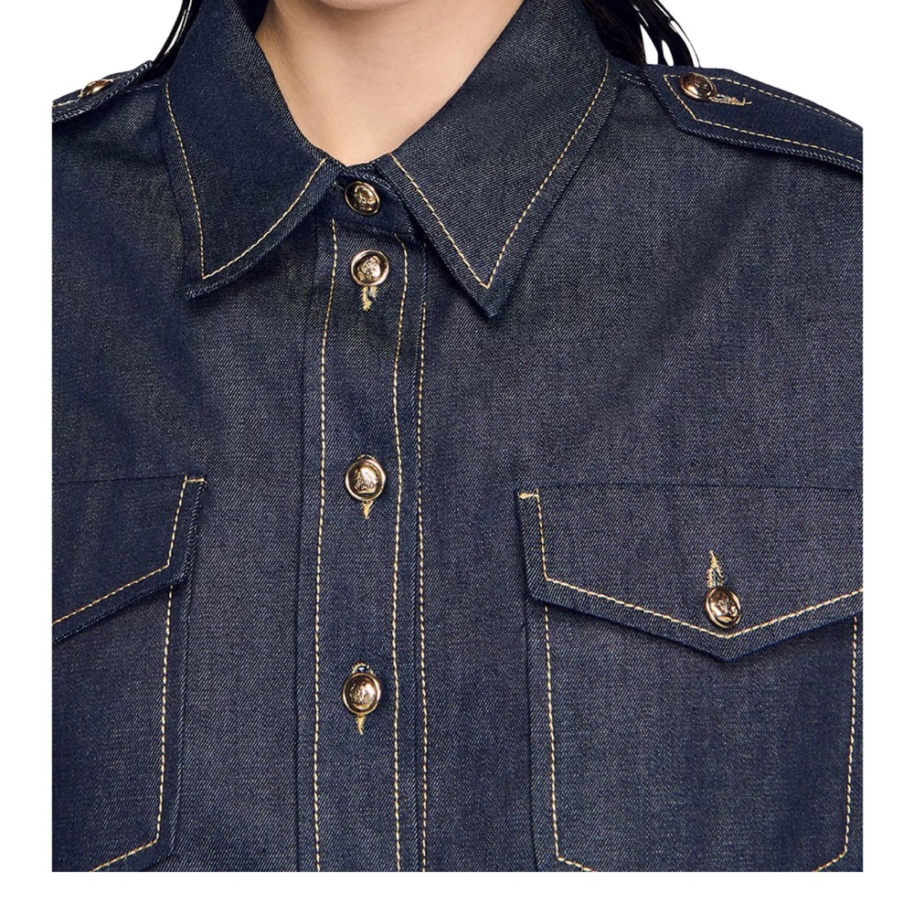 Officer Denim Shirt - Picture 2 of 5